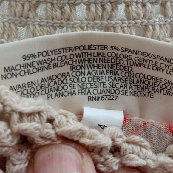 Bobbie Brooks Long Maxi Skirt Plus Size 1X Stretch Bohemian Striped Multicolor - Picture 11 of 11